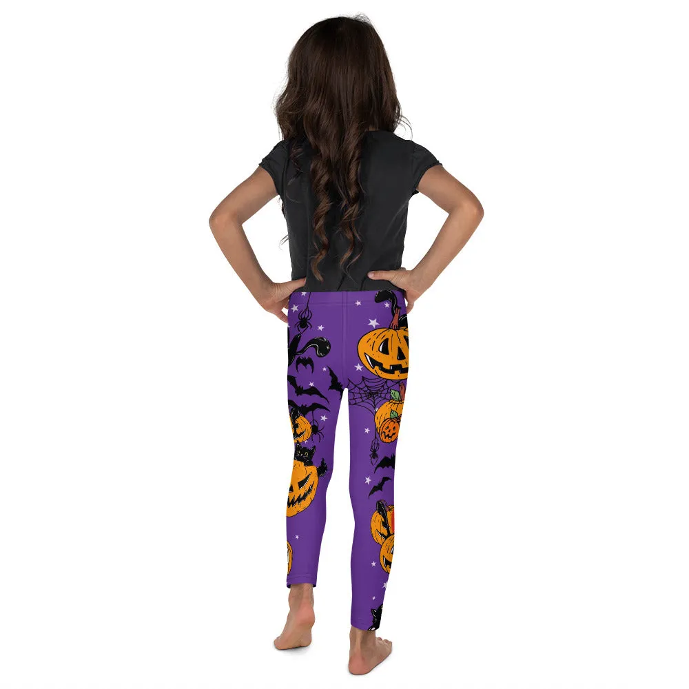 Kitty Loves Halloween Kid's Leggings