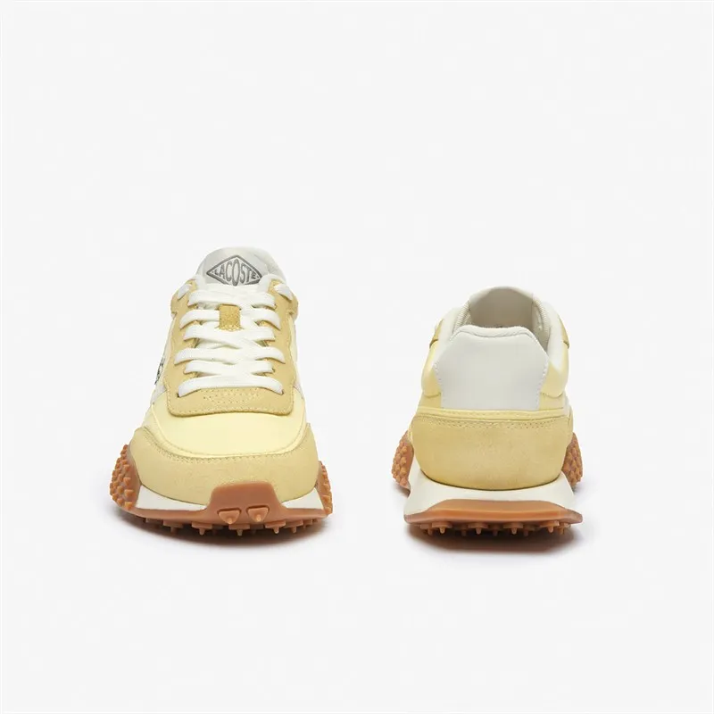 Lacoste Womens L-Spin Deluxe 3.0 Trainers Light Yellow/Off White