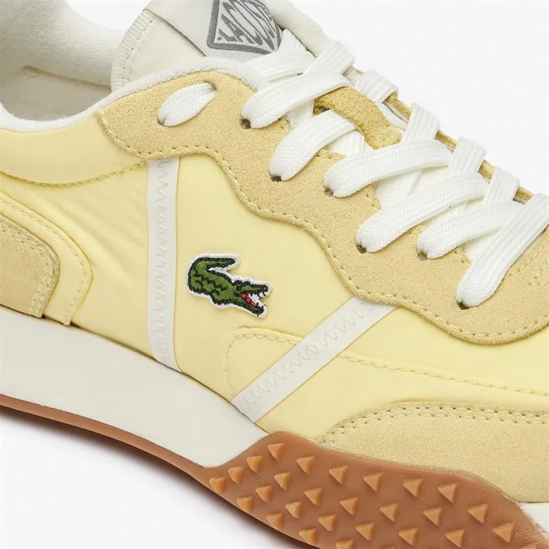 Lacoste Womens L-Spin Deluxe 3.0 Trainers Light Yellow/Off White