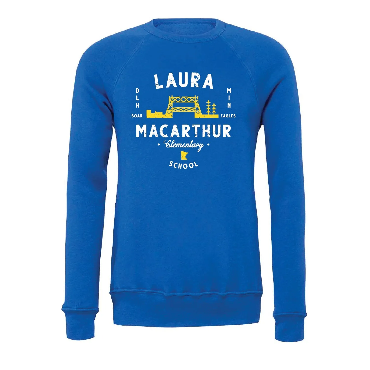 Laura MacArthur Unisex Sponge Fleece Raglan Crewneck Sweatshirt