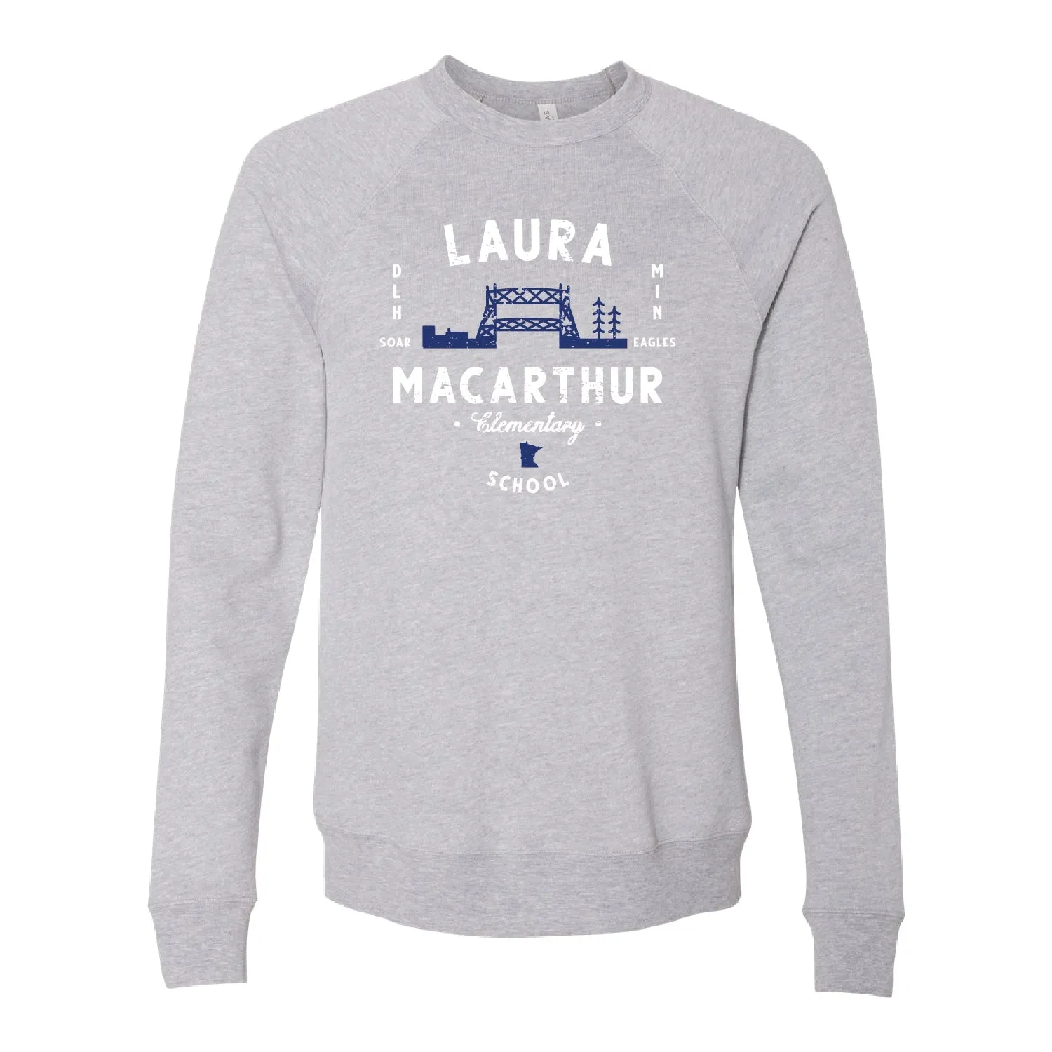 Laura MacArthur Unisex Sponge Fleece Raglan Crewneck Sweatshirt