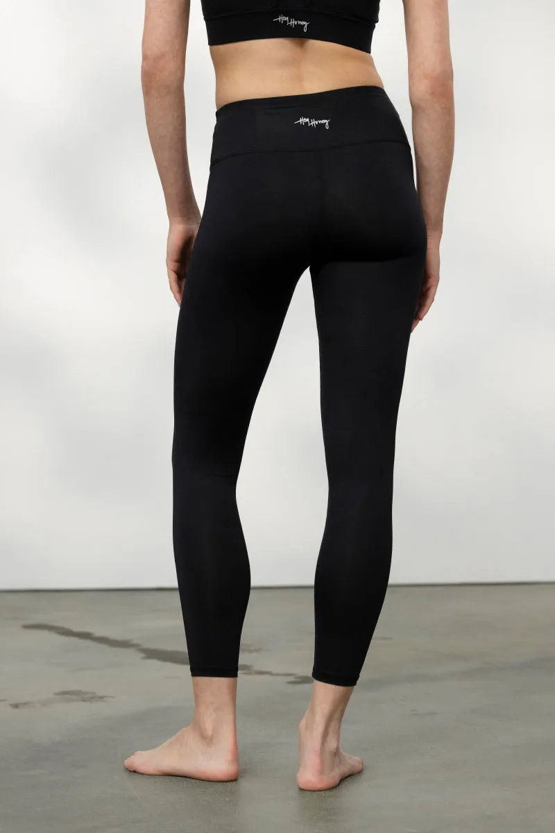 Leggings Black High Ankle