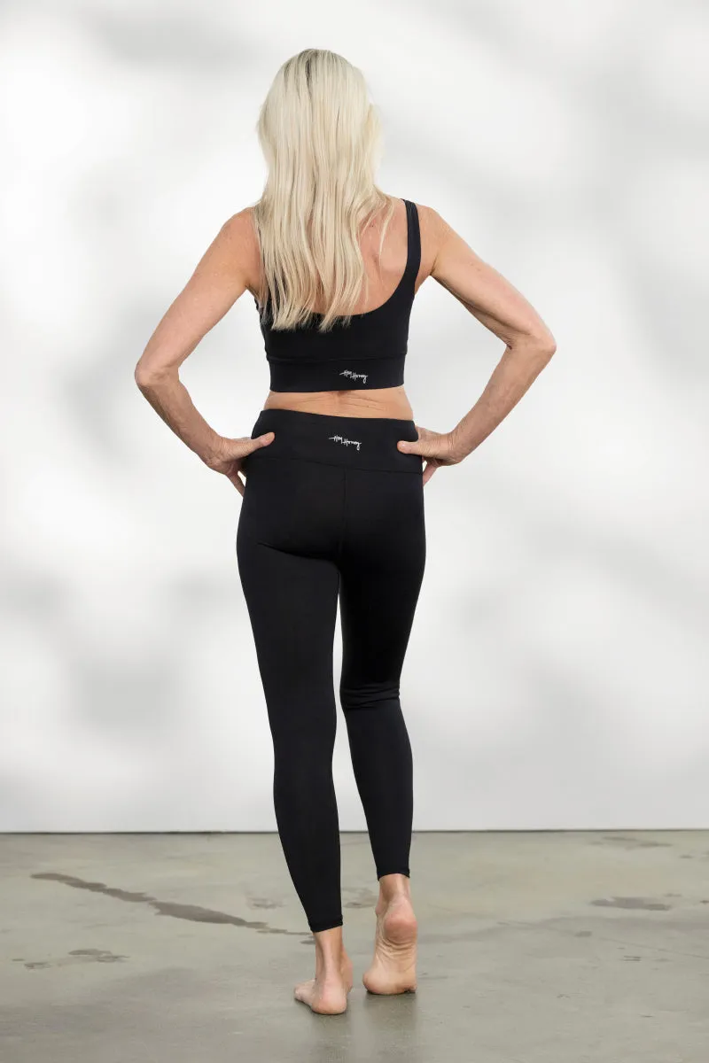 Leggings Black High Ankle