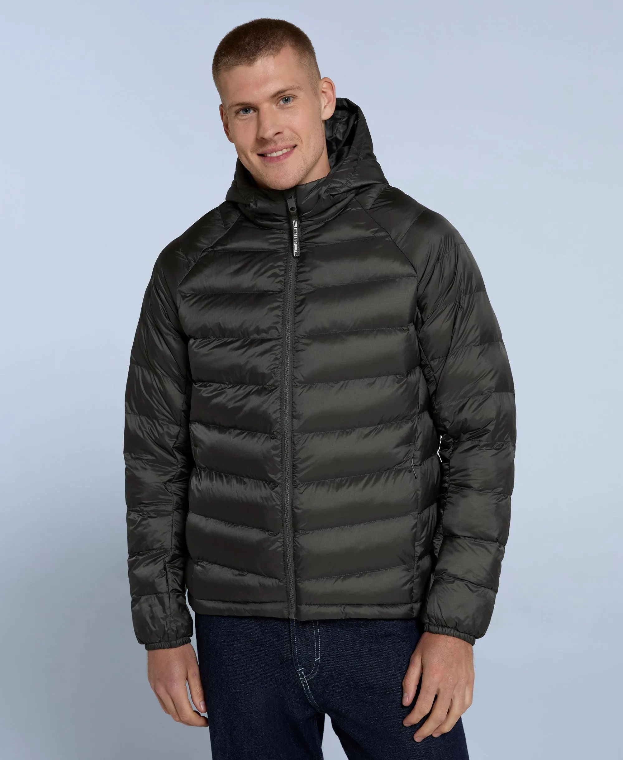 Light Cloud Cosi Mens Padded Jacket - Dark Khaki