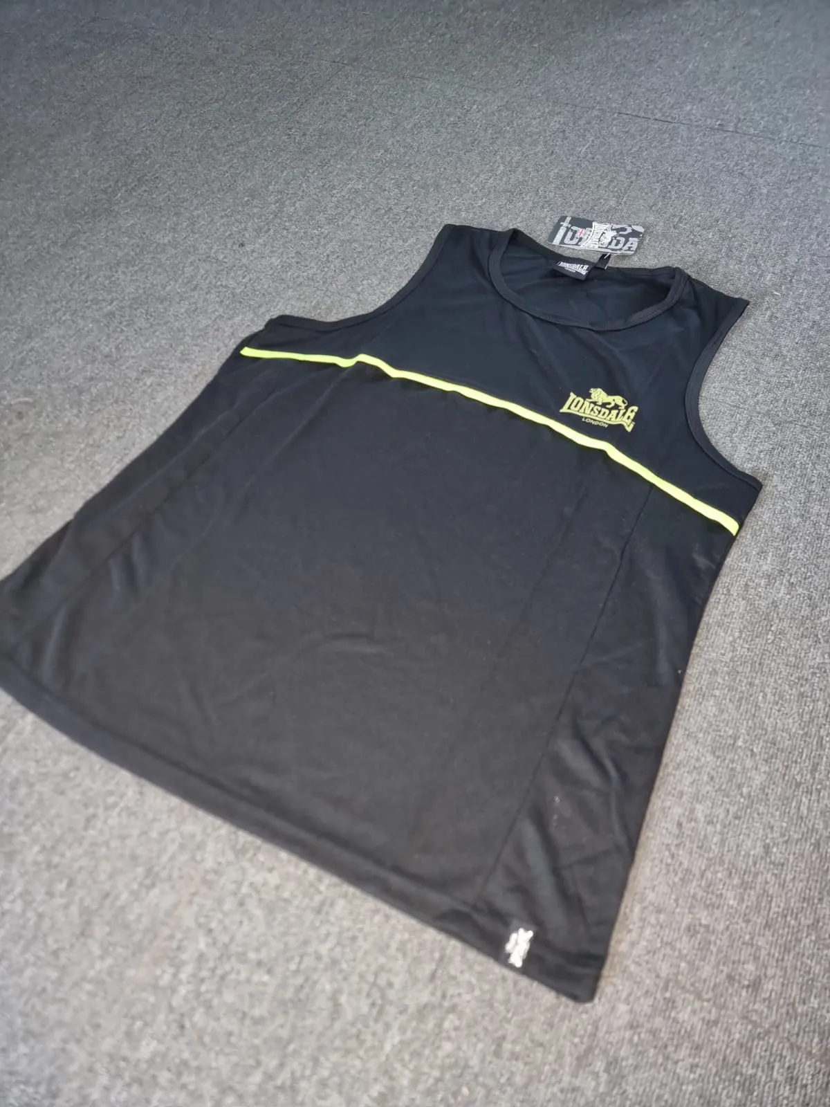 LONSDALE Dri Fit Gym Singlet Vest Tank Top