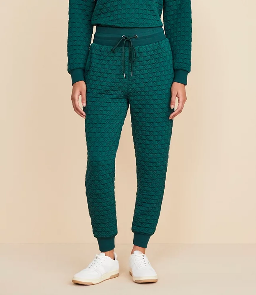 Lou & Grey Houndstooth Jacquard Joggers