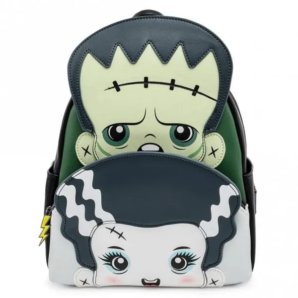 Loungefly x Universal Monsters Frankie and Bride Mini Backpack