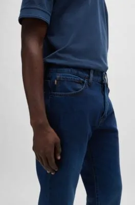 Maine Regular-fit jeans in degradé indigo denim