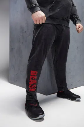 Man Active Beast Acid Wash Joggers | boohooMAN UK