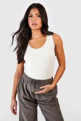 Maternity Basic Wide Strap Tank Top