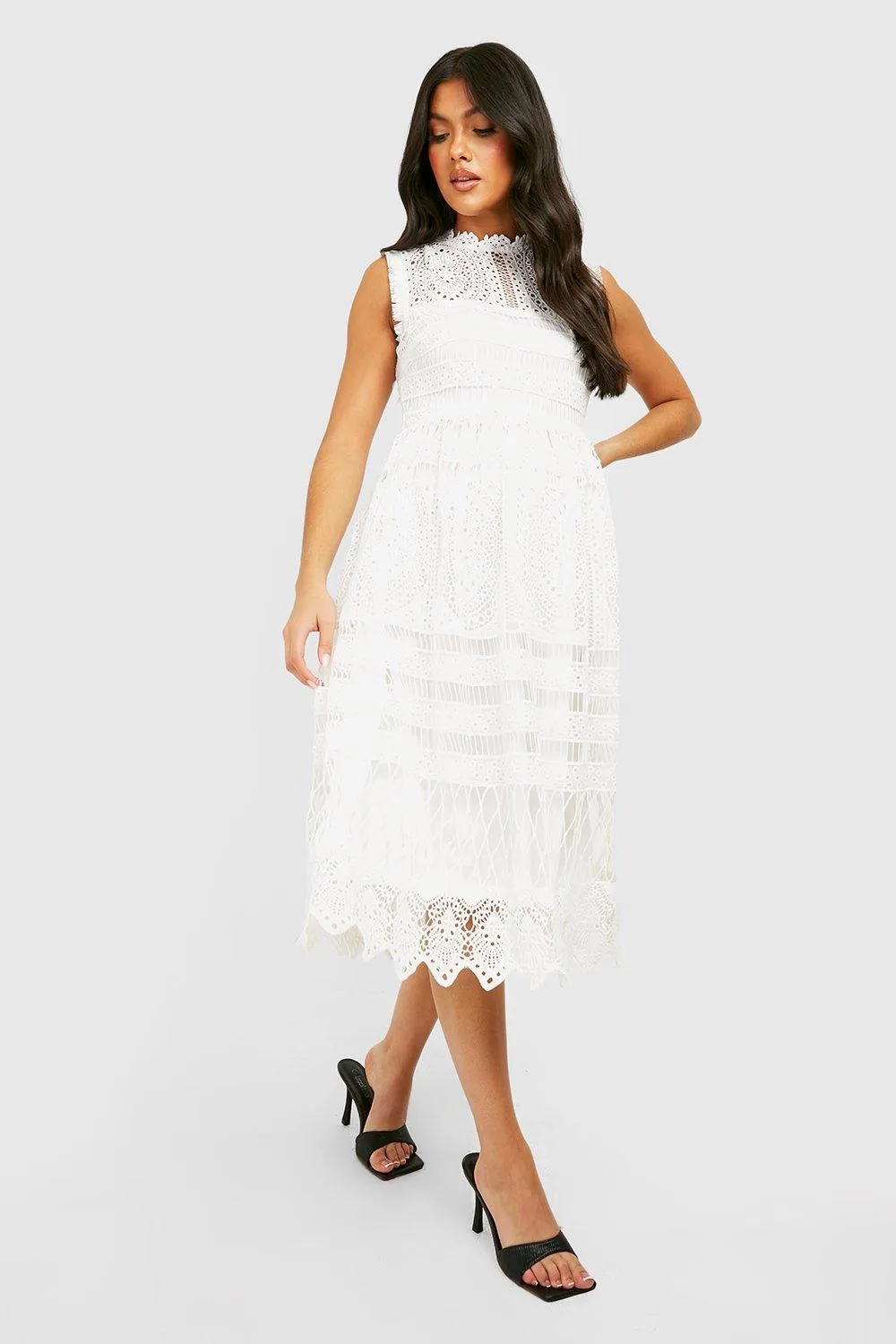 Maternity Boutique Lace Skater Dress