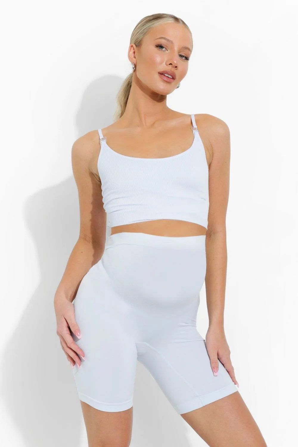 Maternity Seamless Over The Bump Short