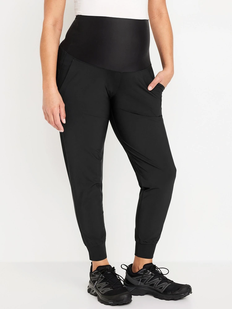 Maternity SleekTech Rollover Waist Joggers