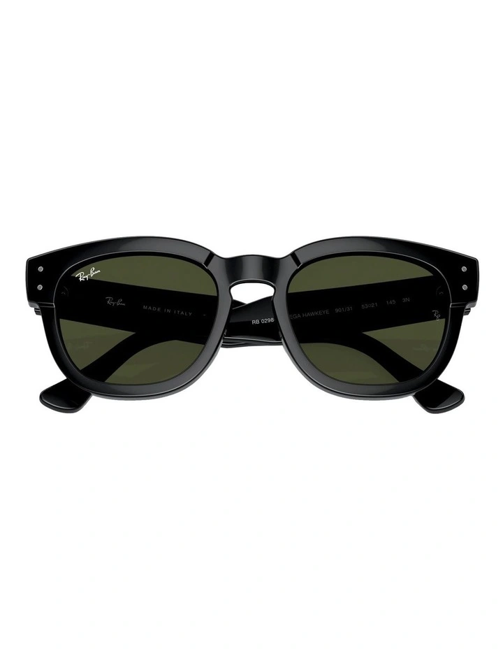 Mega Hawkeye Sunglasses in Black