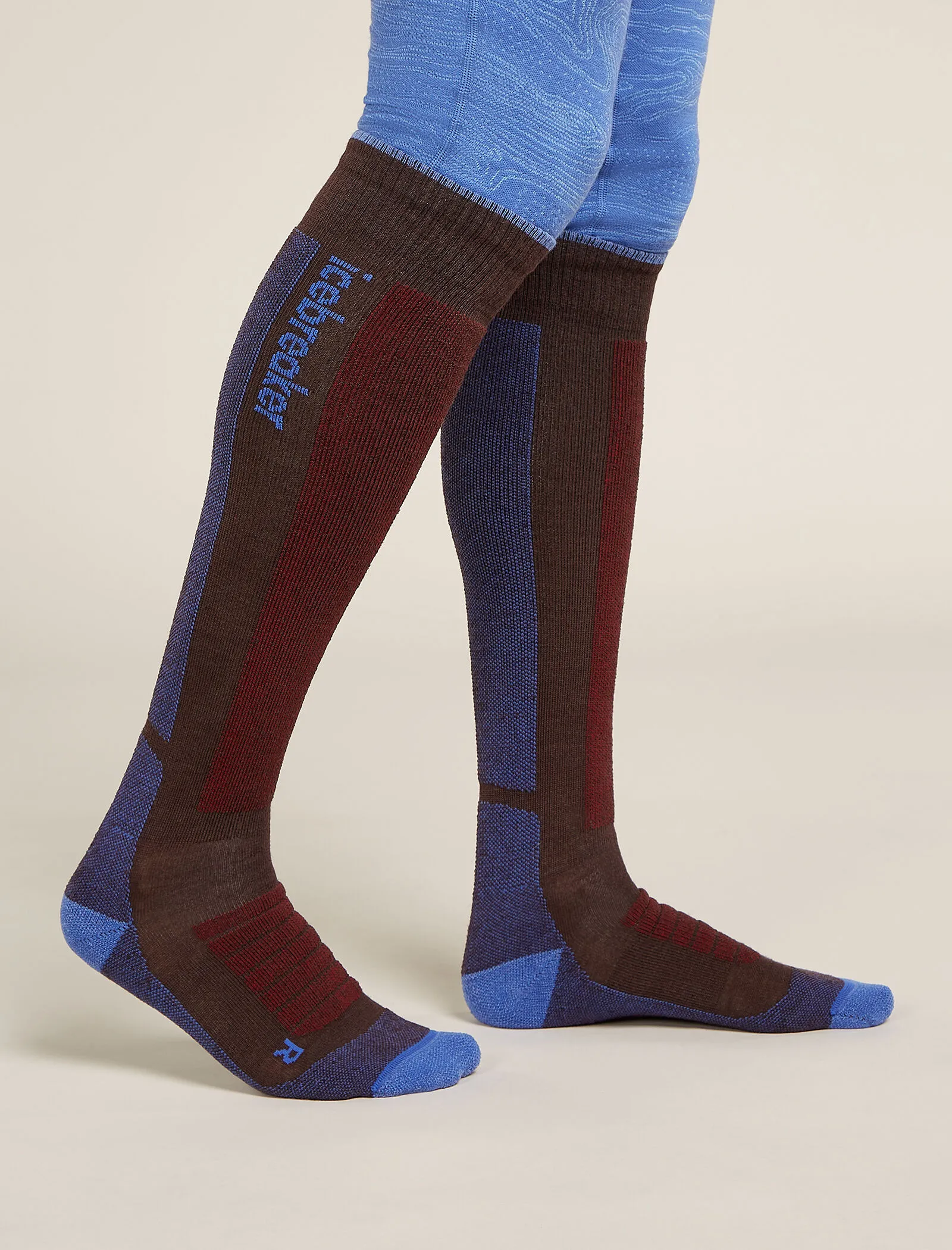 Men's Merino Ski+ Medium Over The Calf Socks