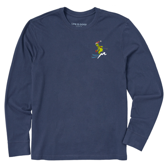 Men's Ski Grinch LC Long Sleeve Crusher Tee