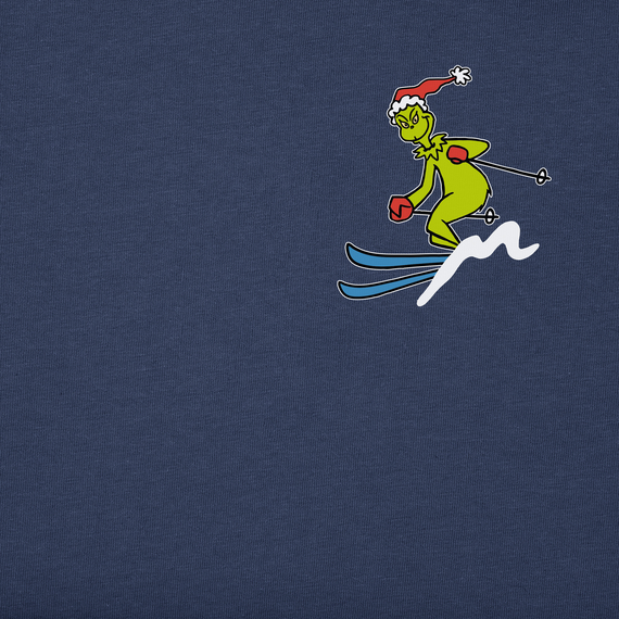 Men's Ski Grinch LC Long Sleeve Crusher Tee