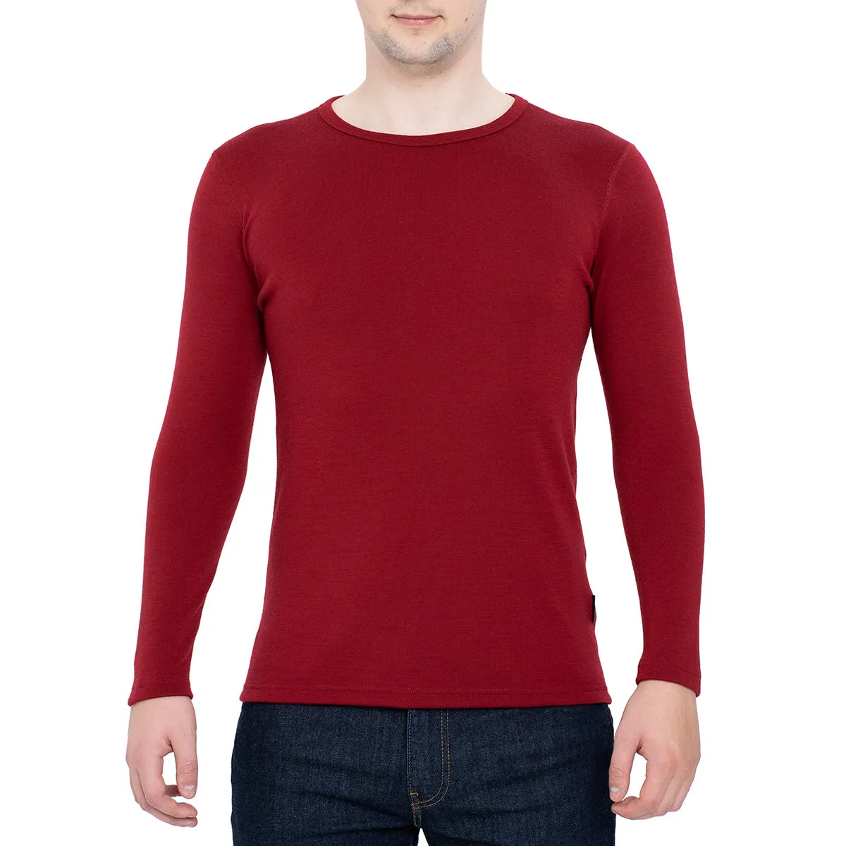 Men's 250 Thermal Long Sleeve Crew Royal Cherry