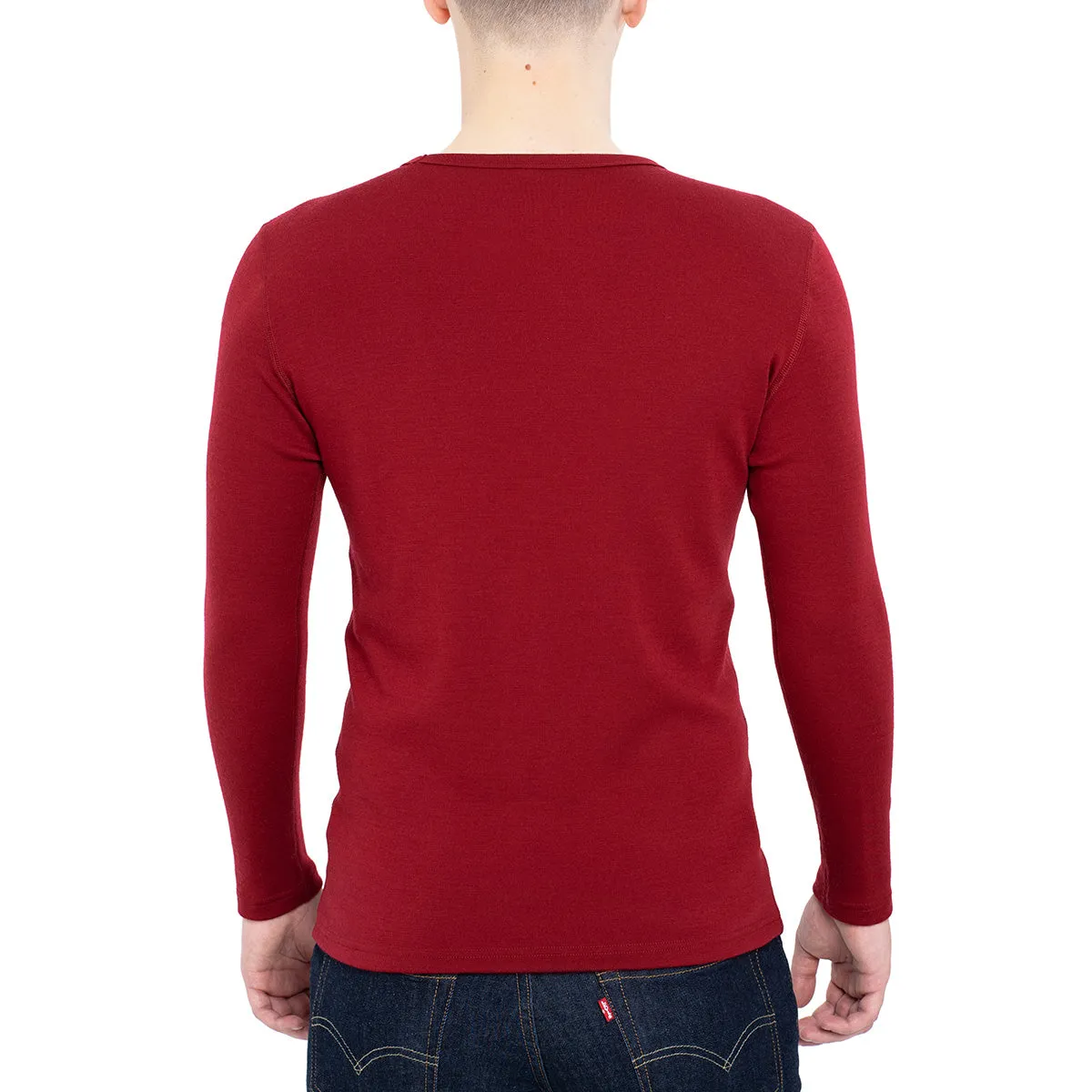 Men's 250 Thermal Long Sleeve Crew Royal Cherry