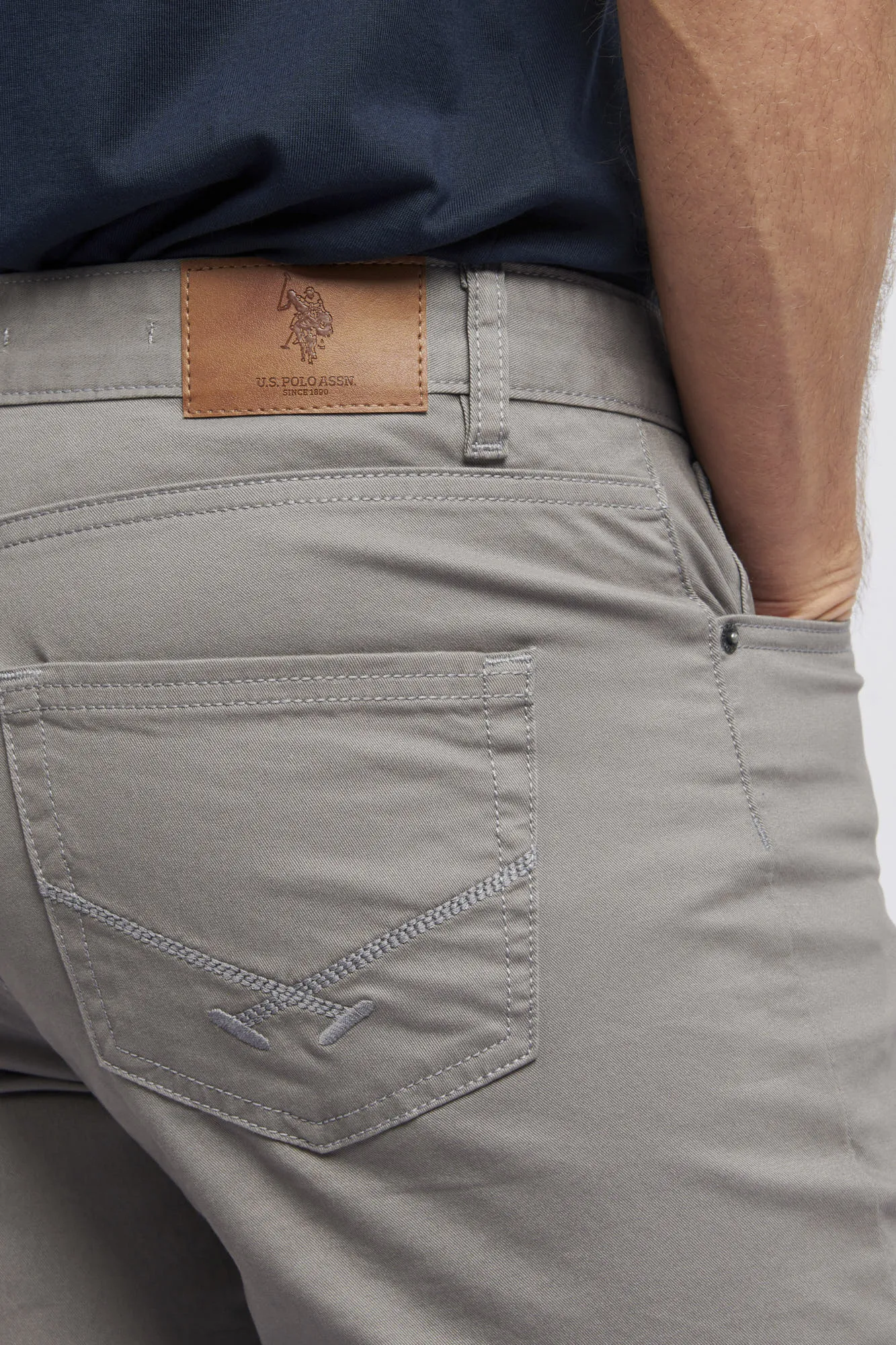 Mens Core 5 Pocket Trousers in December Sky