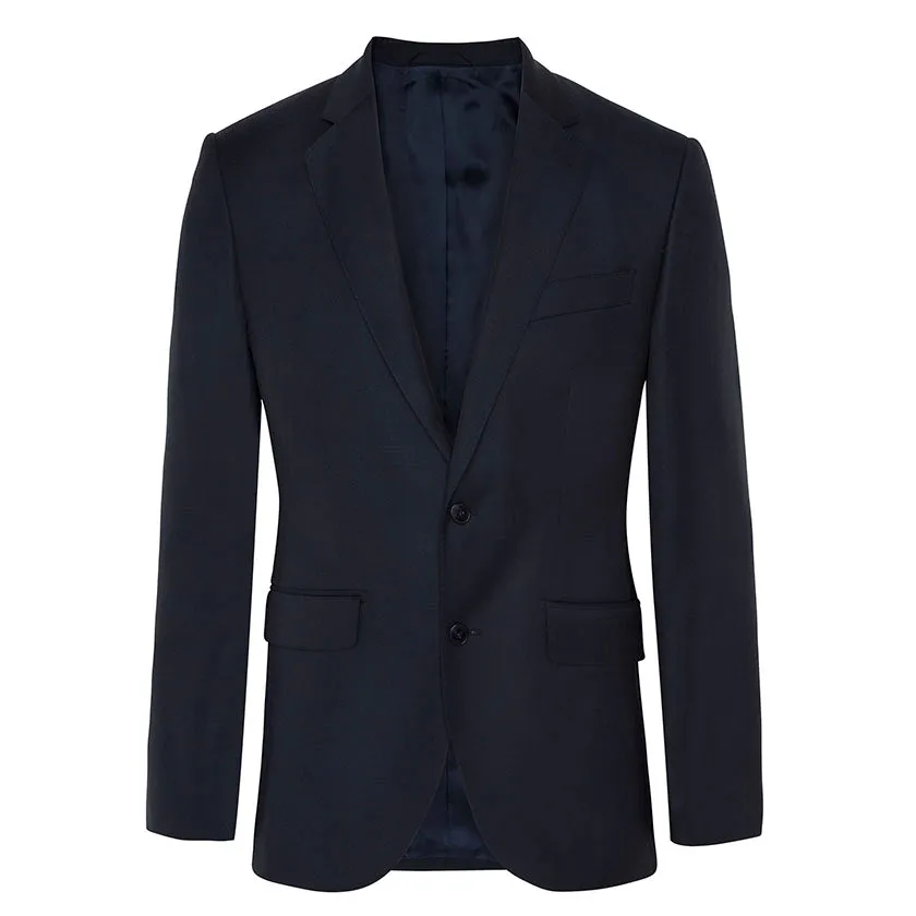 Men's Hackett, Plain Wool Twill Jacket in Midnight