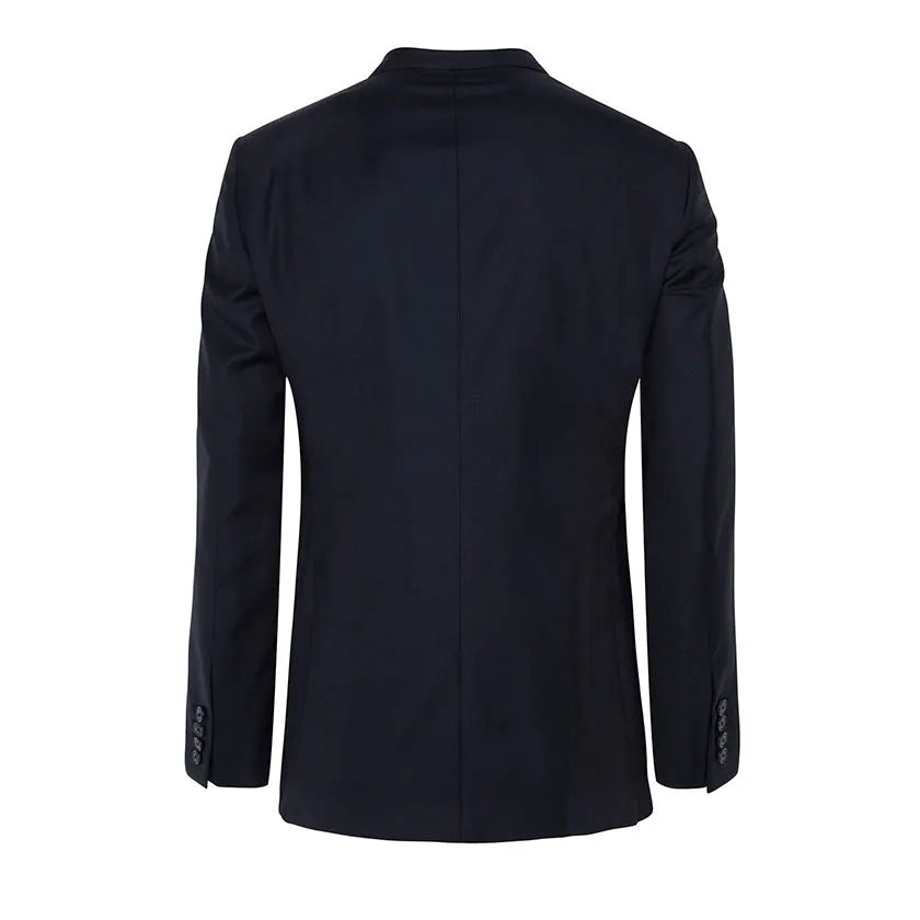 Men's Hackett, Plain Wool Twill Jacket in Midnight