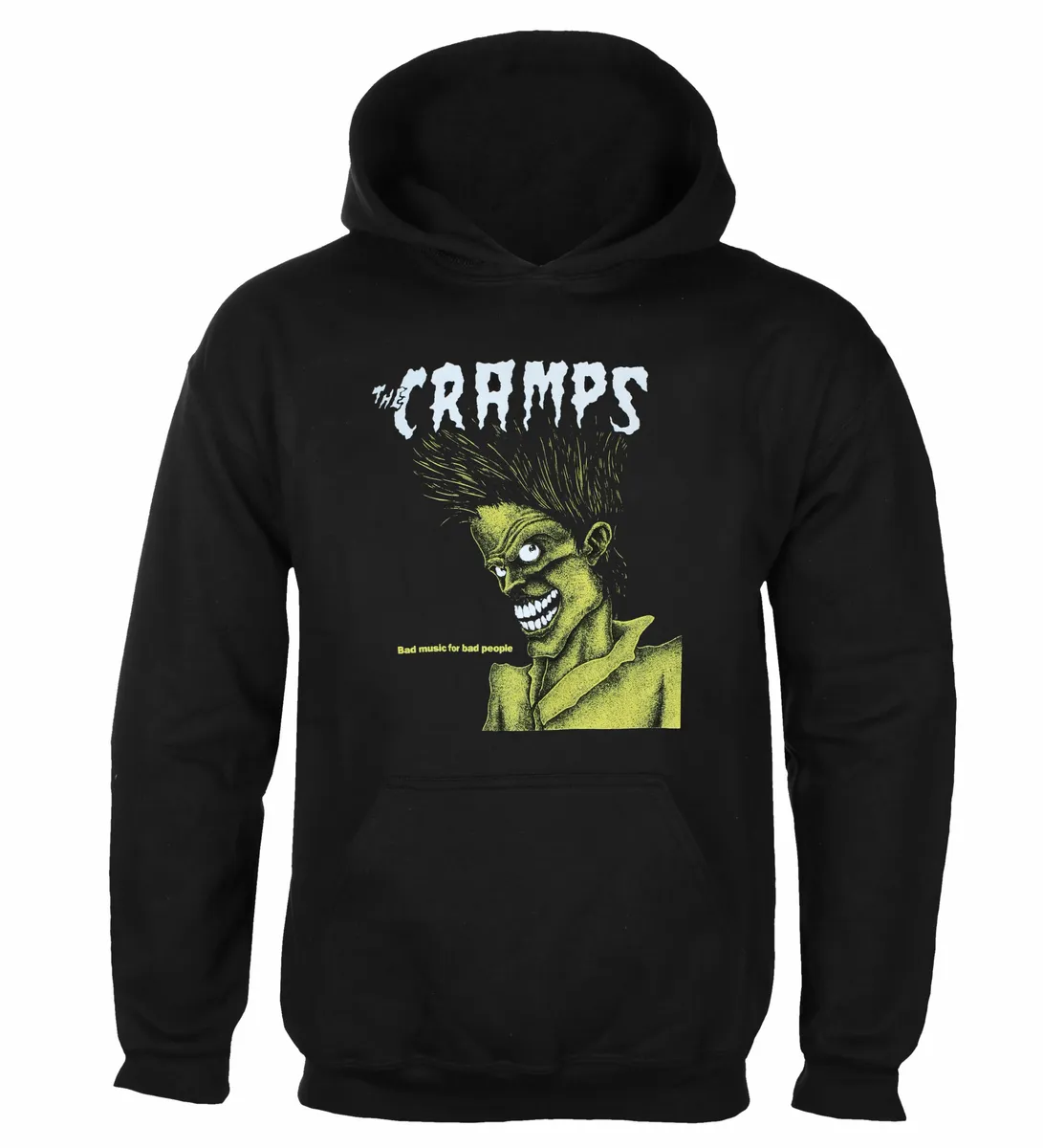 men's hoodie THE CRAMPS - BAD MUSIC FOR BAD PEOPLE - PLASTIC HEAD - PH11274HSW  -  Metal-shop