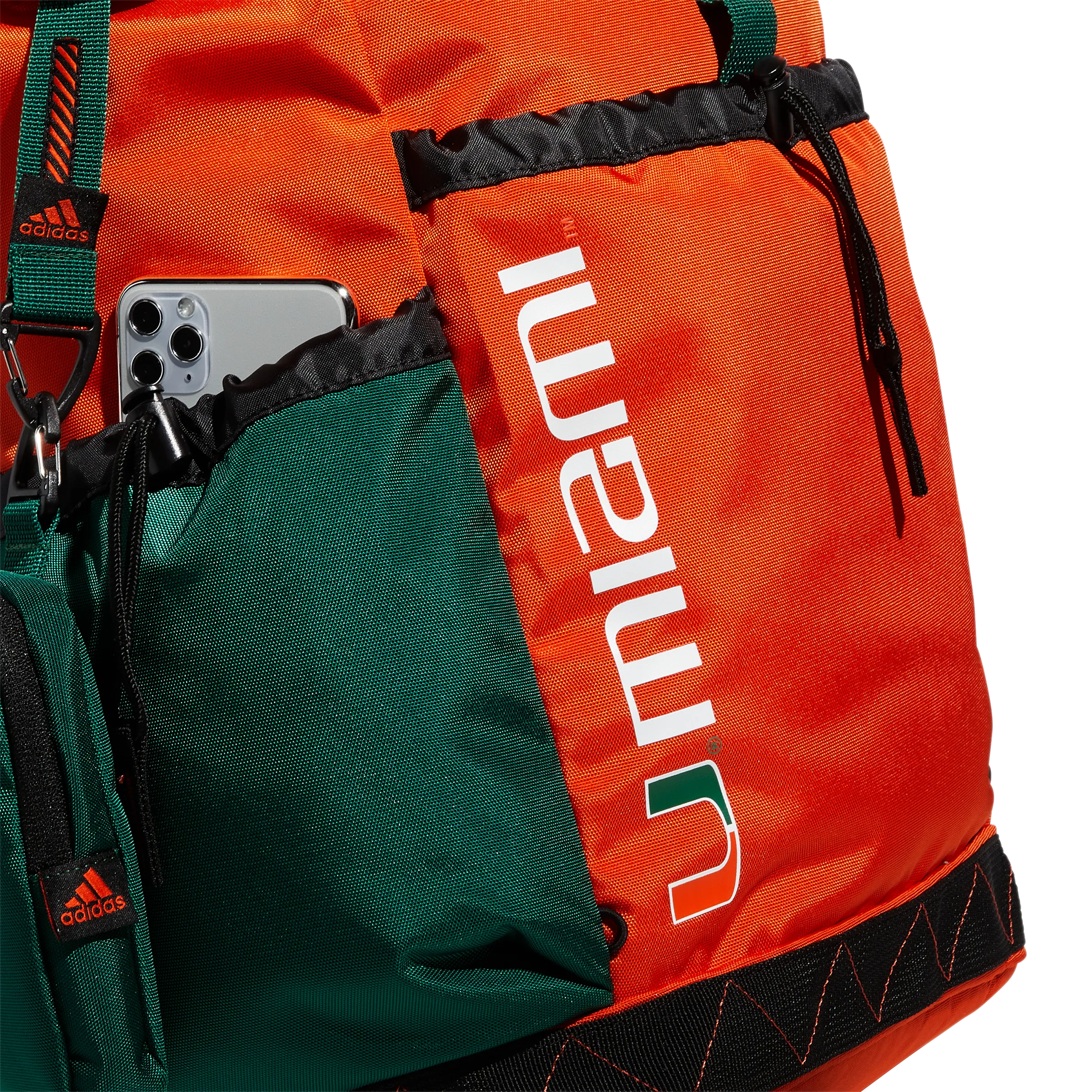 Miami Hurricanes adidas Utility Premium Backpack - Orange