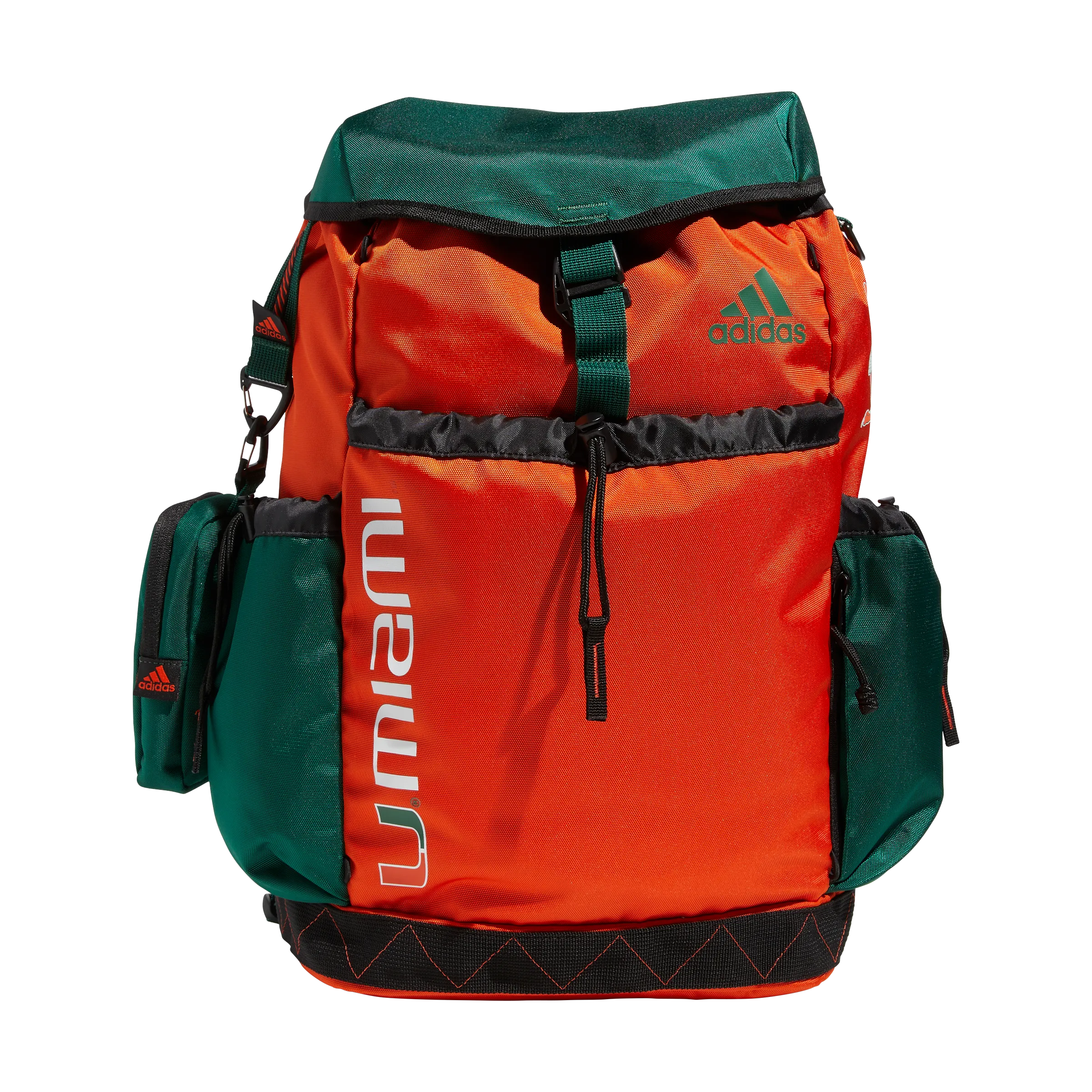 Miami Hurricanes adidas Utility Premium Backpack - Orange