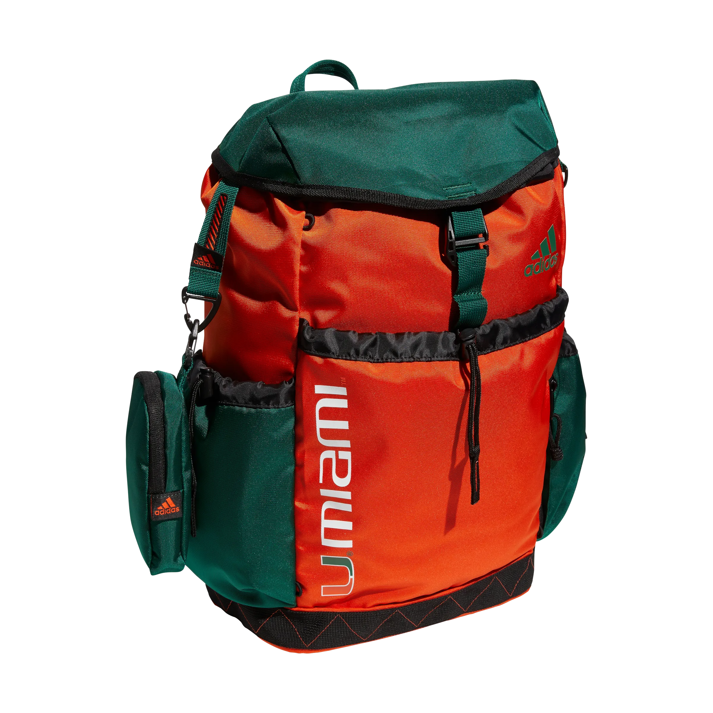 Miami Hurricanes adidas Utility Premium Backpack - Orange