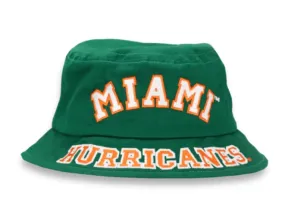 Miami Hurricanes Dyme Lyfe Green Bucket Hat