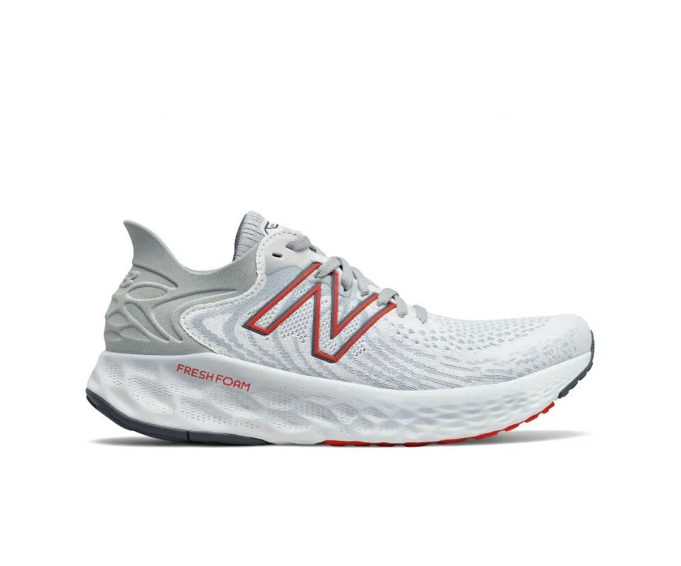 New Balance 1080V11 Fresh Foam - White / Ghost Pepper