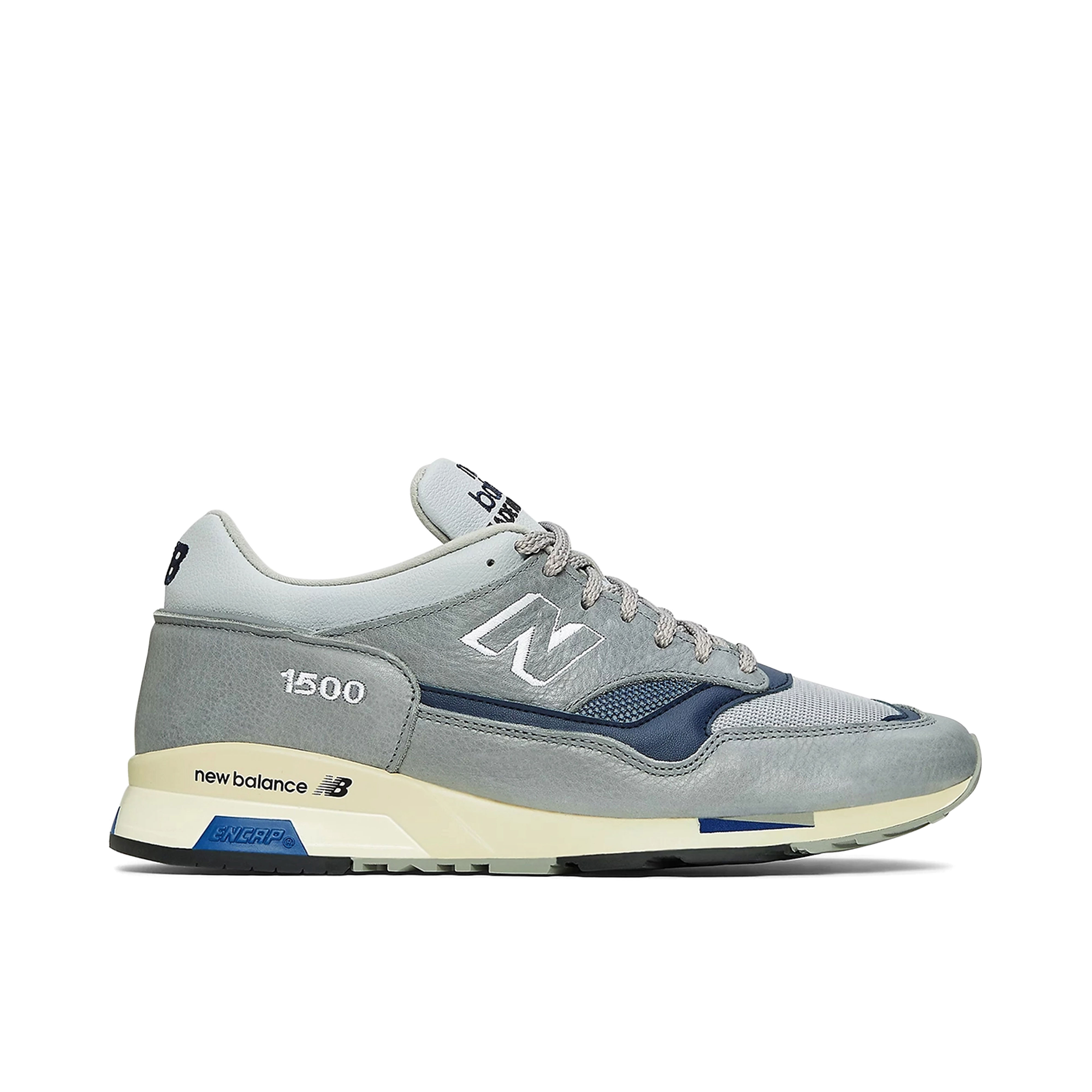 New Balance 1500 Made in UK Catalogue Pack Grey Navy | M1500UKF | Laced