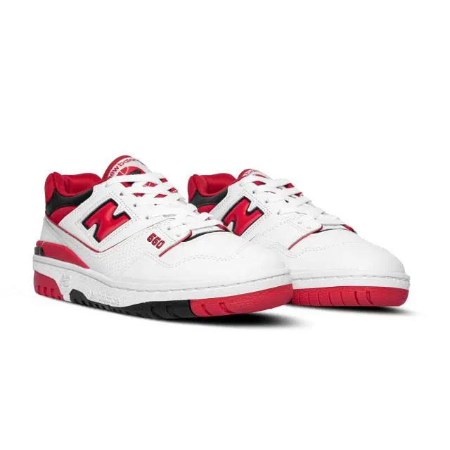 New balance 550 (white red/ white/ team red) men us 8-13 bb550se1