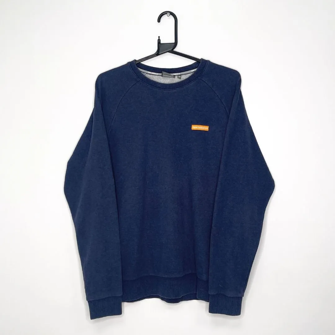 New Balance Blue Logo Sweatshirt - VintageVera