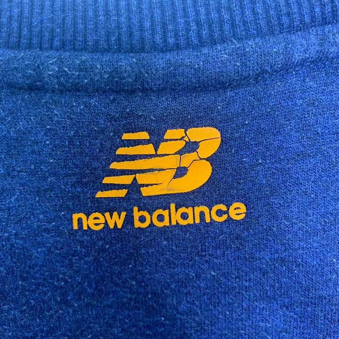 New Balance Blue Logo Sweatshirt - VintageVera