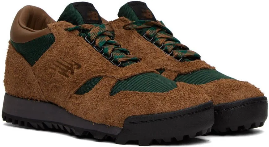 New Balance Brown & Green Rainier Sneakers