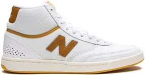 New Balance Numeric 440 High White Yellow sneakers