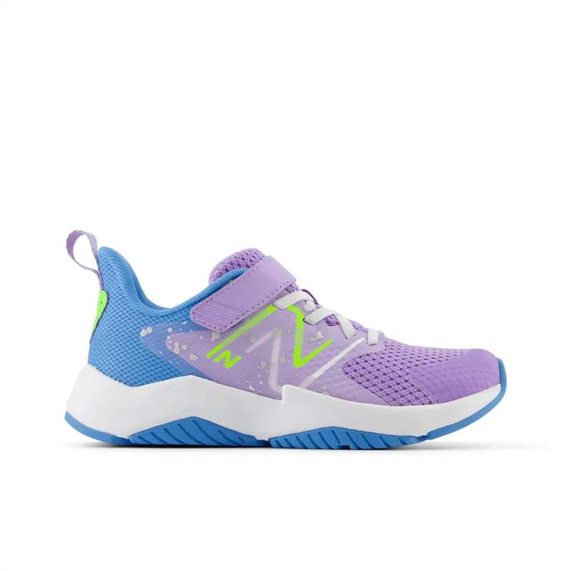 New Balance Youth Girls Rave Run V2 Bungee Lace with Top Strap - YTRAVHG2