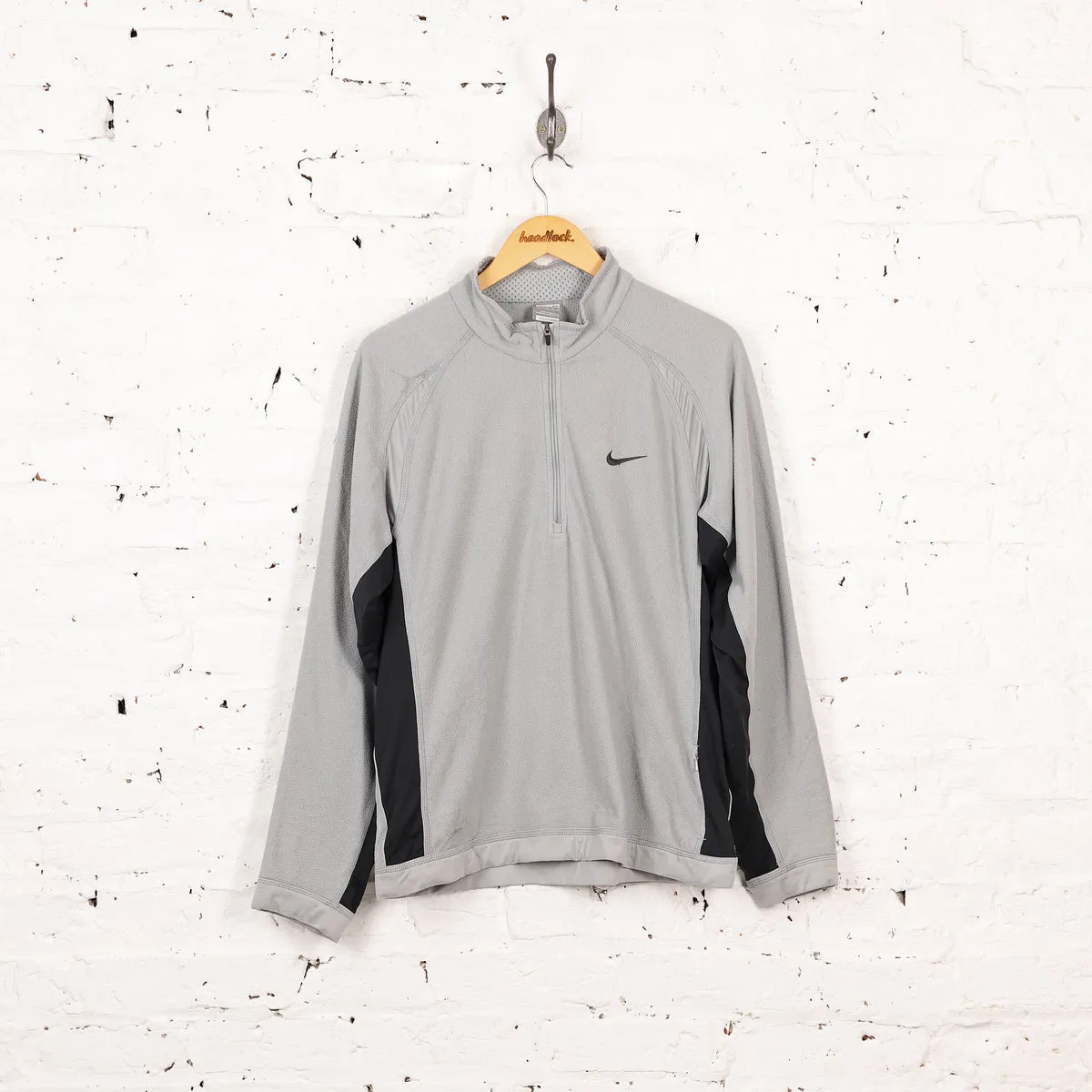 Nike 1/4 Zip 90s Fleece - Grey - M