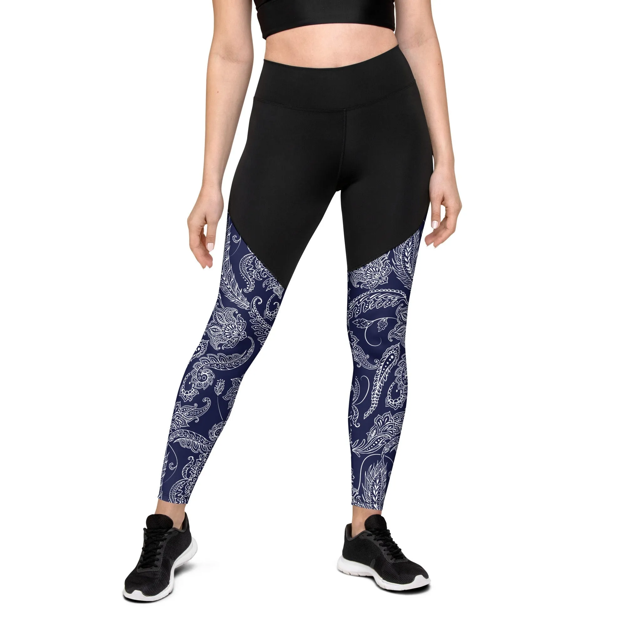 Paisley Floral Compression Leggings