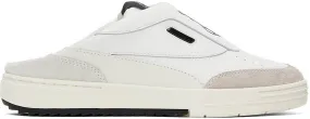 Palm Angels White University Mule Sneakers