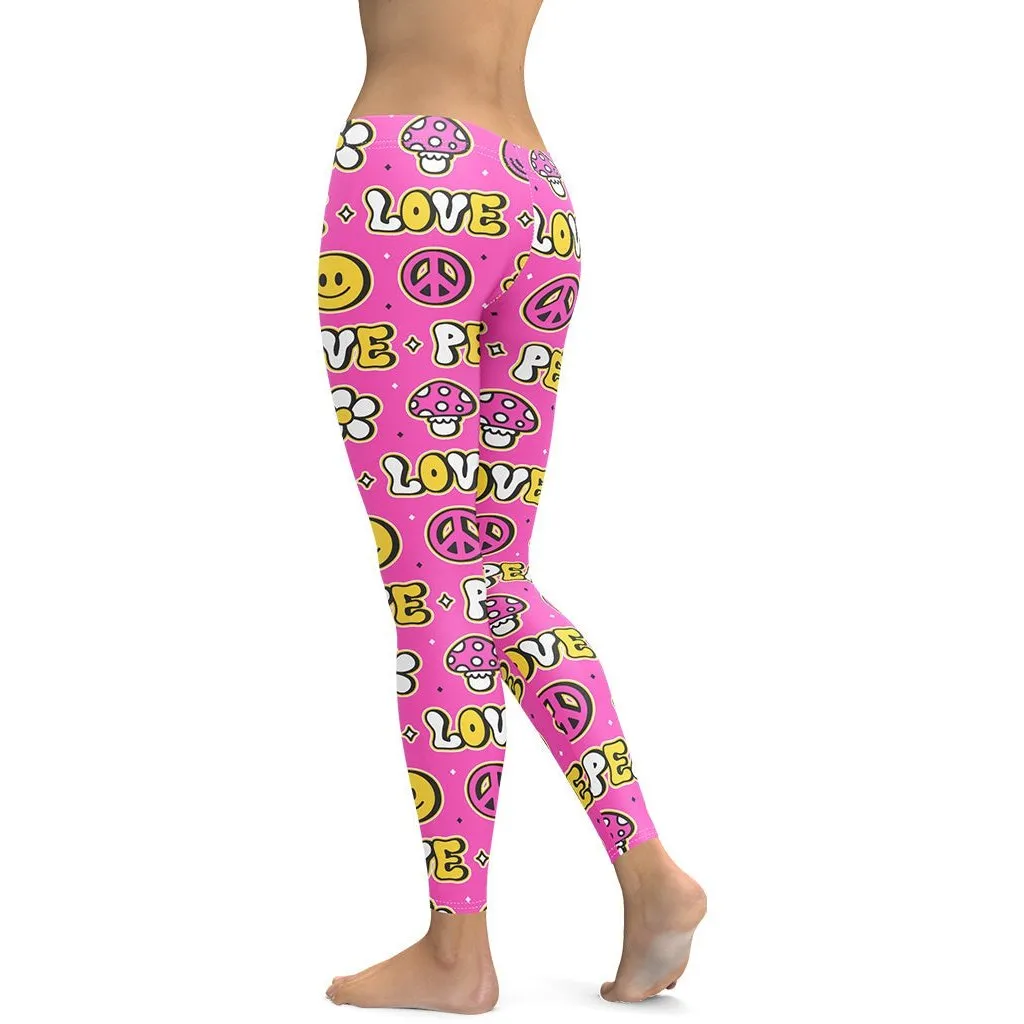 Peace and Love Leggings