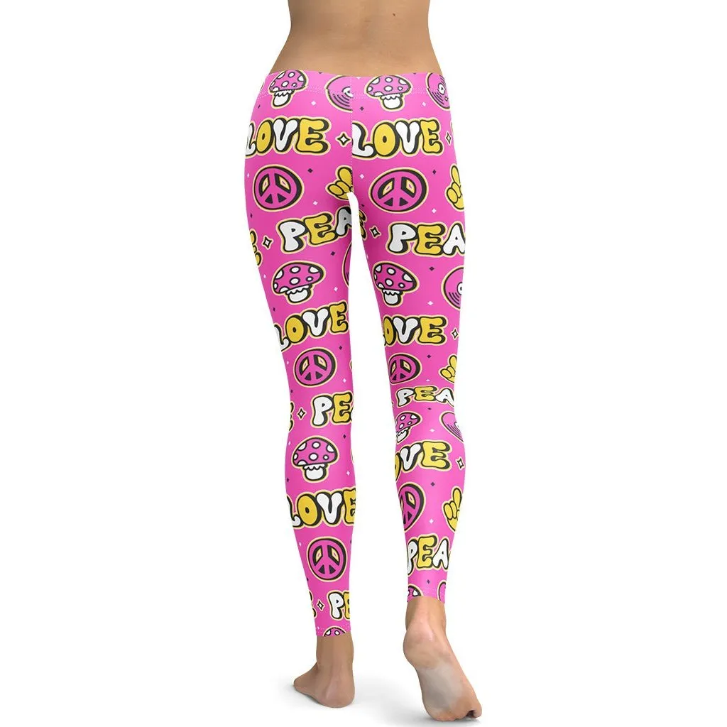 Peace and Love Leggings