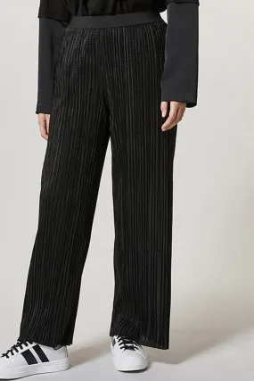 Persona (by Marina Rinaldi) OBLUNGO PLEATED JERSEY PALAZZO TROUSERS