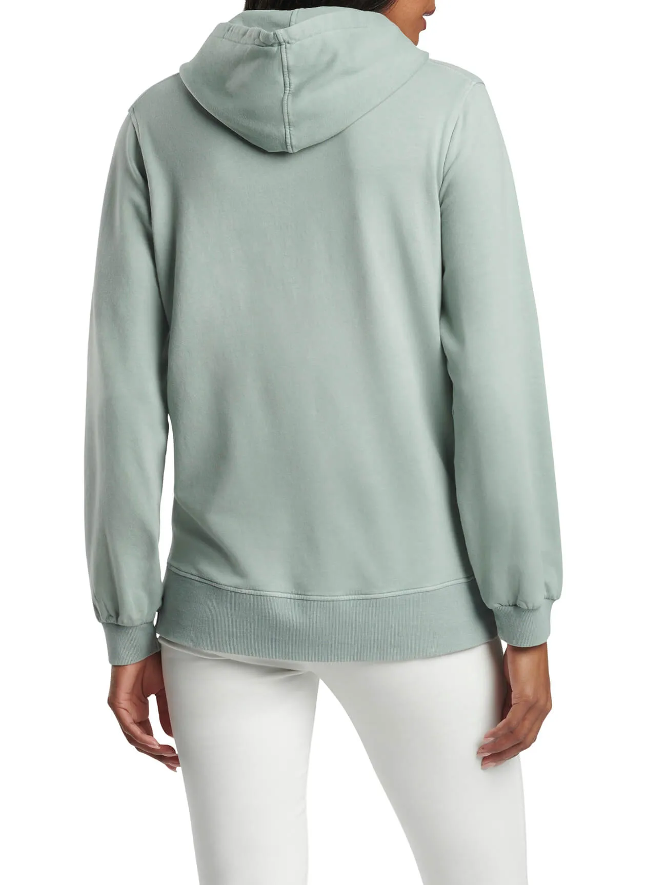 Peter Millar - Women's Lava Wash Relaxed Hoodie - Sage Fog