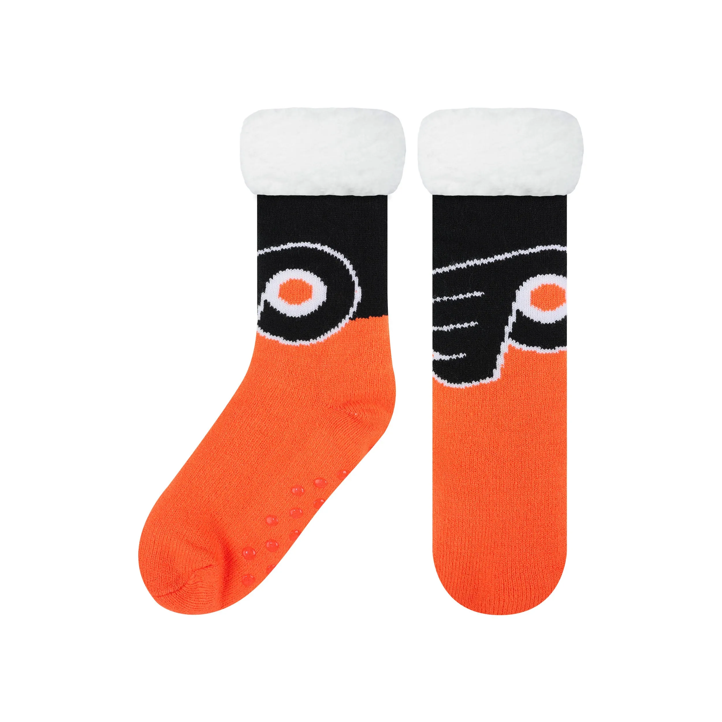 Philadelphia Flyers Colorblock Footy Slipper Socks