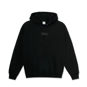 POLAR SKATE CO. - DAVE HOODIE DRIP LOGO BLACK