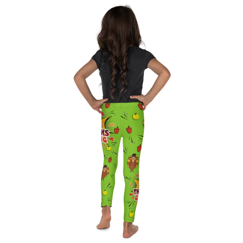 Pop Art Thanksgiving Kid's Leggings