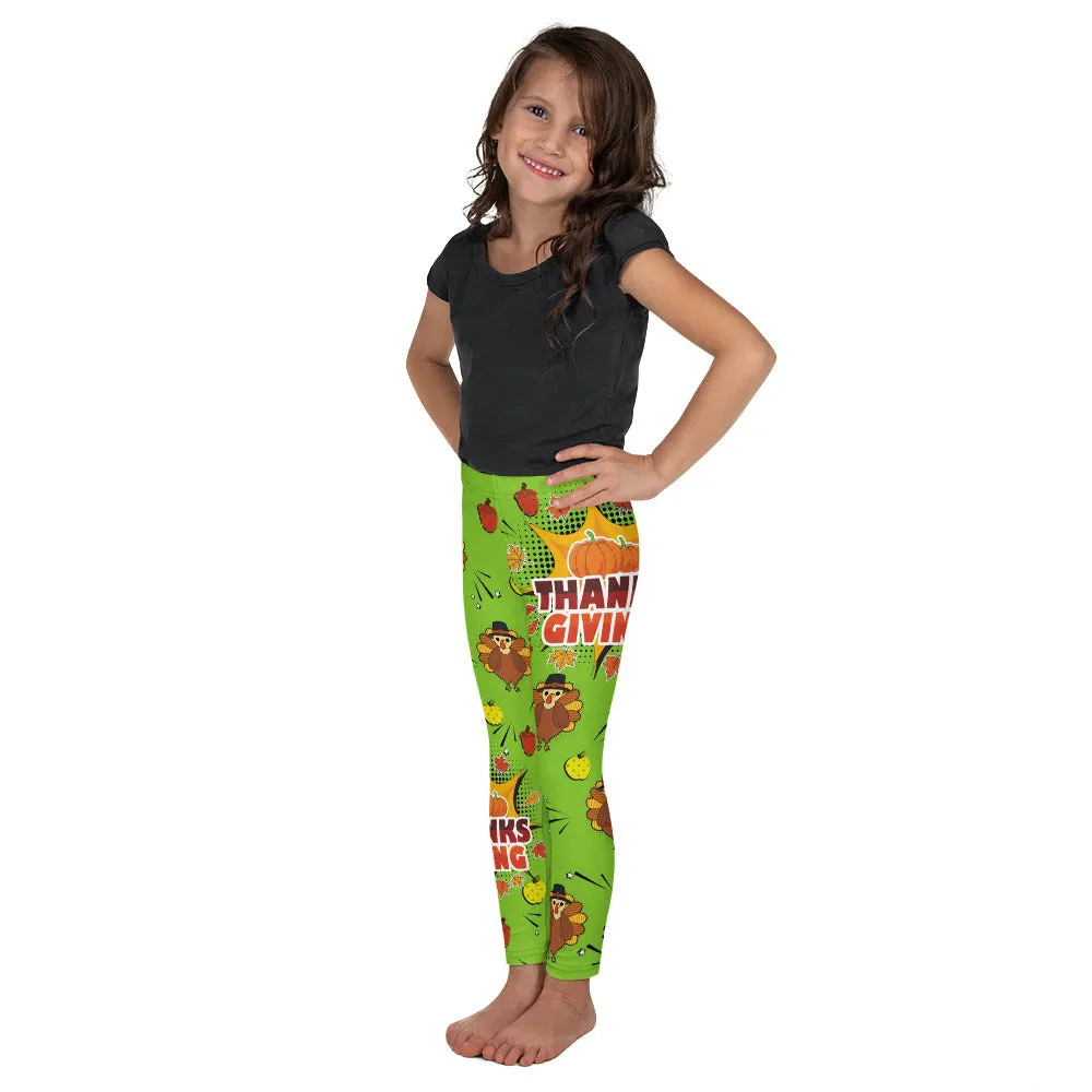 Pop Art Thanksgiving Kid's Leggings